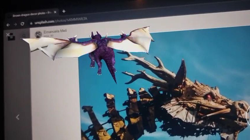 Augmented Reality Dragon Game